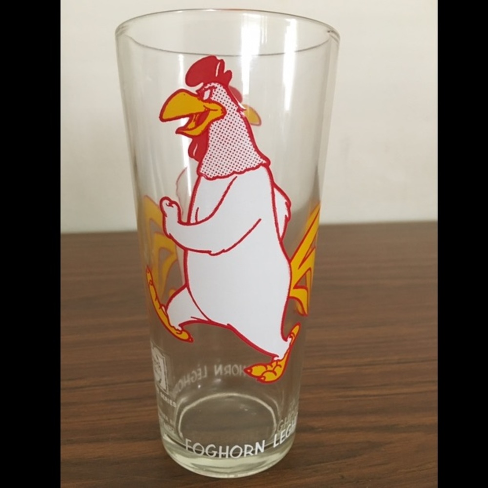 Vintage Pepsi Looney Tunes 1973 Foghorn Leghorn glass